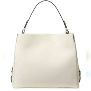 Lauren Ralph Lauren Peyton Satchel Cream Handbag.‎ NWT.